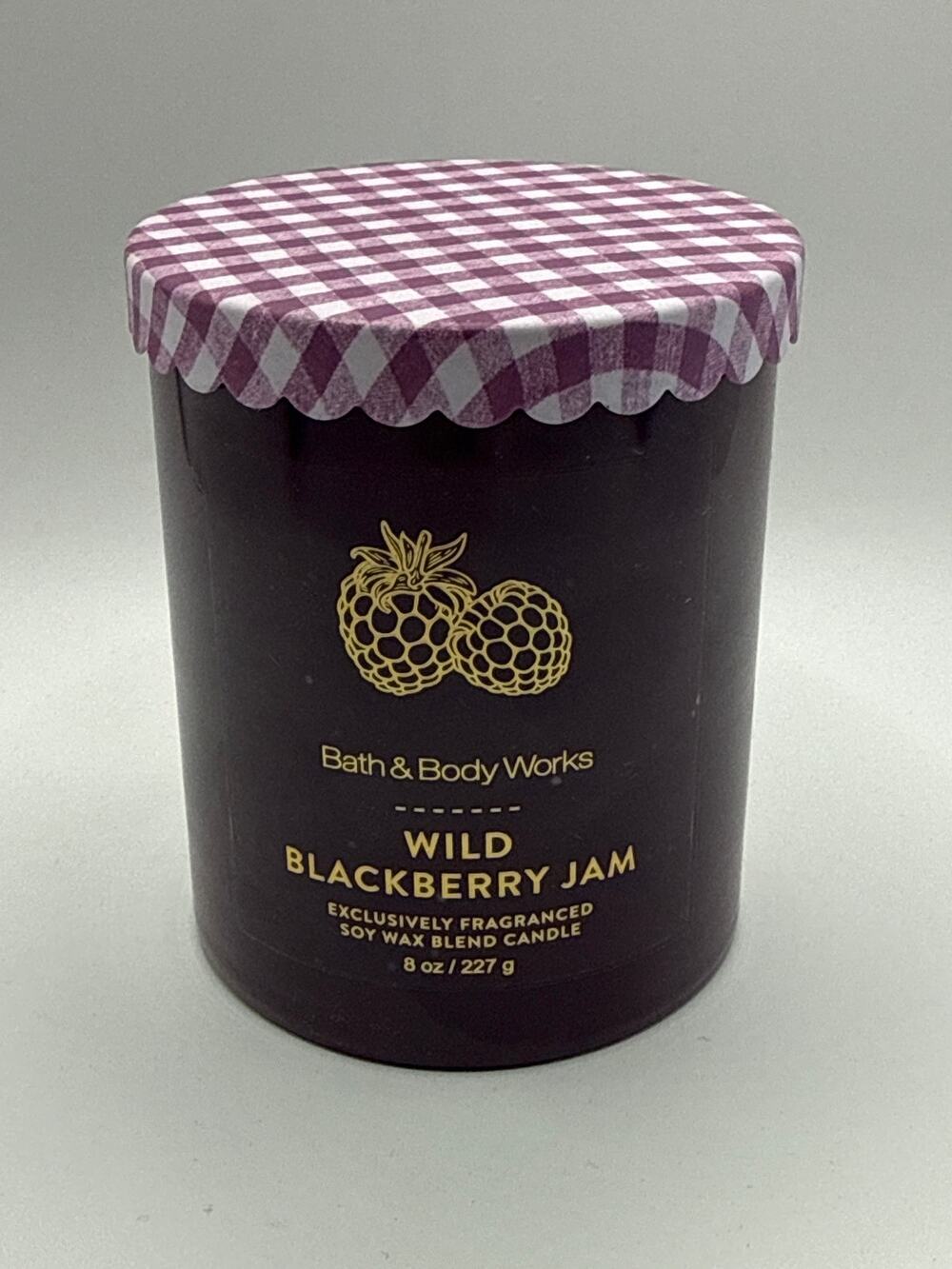 NEW Bath & Body Works Wild Blackberry Jam - Single Wick Candle